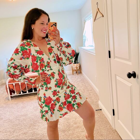 NWT RHODE Anya Smocked Mini Dress Small - Picture 1 of 15